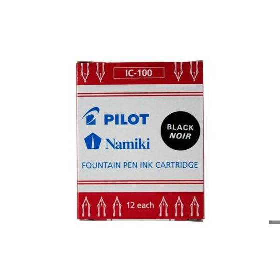 Pilot - 5040422 Tintenpatronen für Füllhalter Capless, schwarz (1St.)