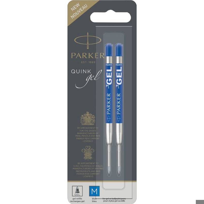 Parker Pen - Gel-Mine - Blau, Strichstärke M (2er Blister, 1 St.)