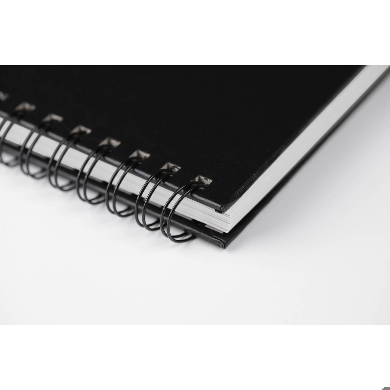 Clairefontaine - 960082C Skizzenbuch für Trockentechniken (5 St., 40 Blatt, 17,8x25x4cm, Weiß/Schwarz)