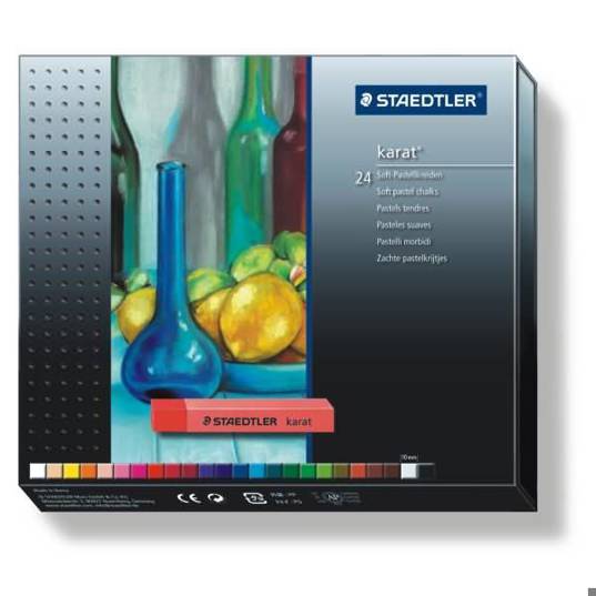 Staedtler - Karat 24 - Softpastellkreide (24-er Etui)