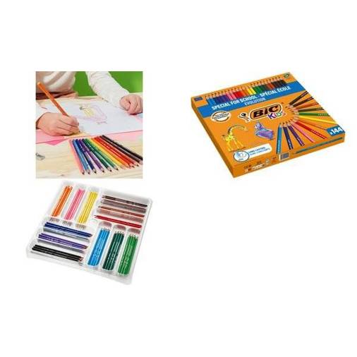 BIC - Kids Buntstifte (Evolution ecolutions) - 144 Stück