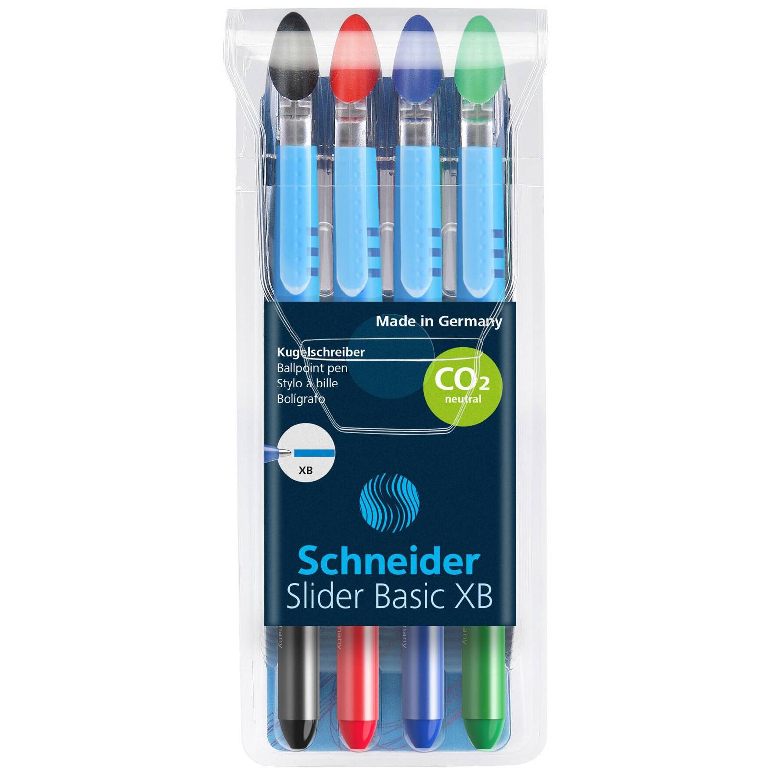 Novus Office - Slider Basic (Kappenmodell) XB - Sortiertes 4er Etui