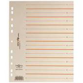 PAGNA - 44063-12 | Registerindex mit Blauem Engel | A4 Format | 100 Stück im Karton | Beige-Orange Design | Porträt
