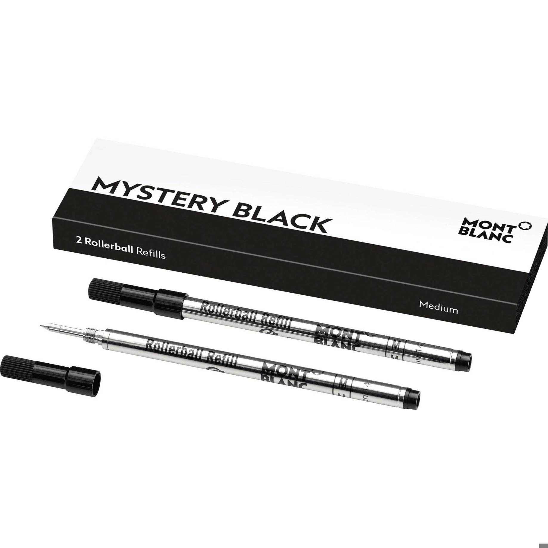 Montblanc - 128231 - Tintenrollermine (Mystic-Black, 2St.)
