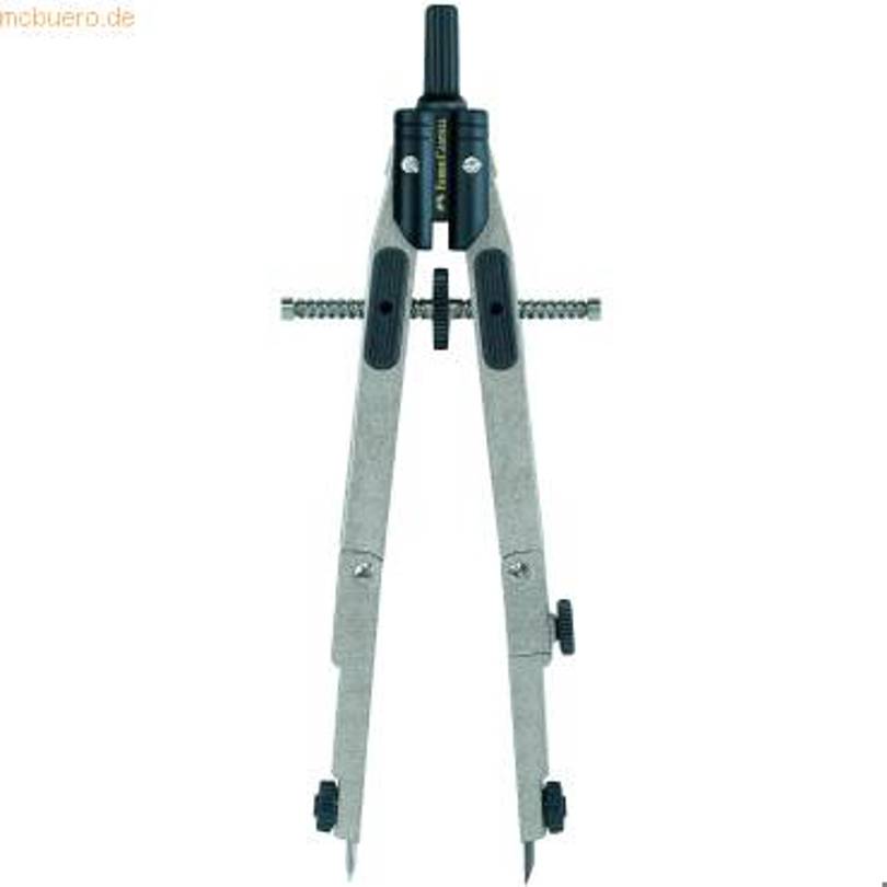 Faber-Castell - Präzisions-Schnellverstellzirkel (Silber)
