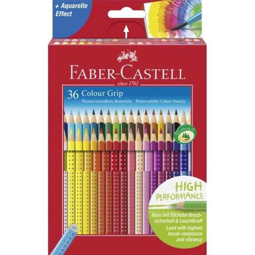 Faber-Castell - Colour Grip - Farbstift (Kartonetui, 36 St.)