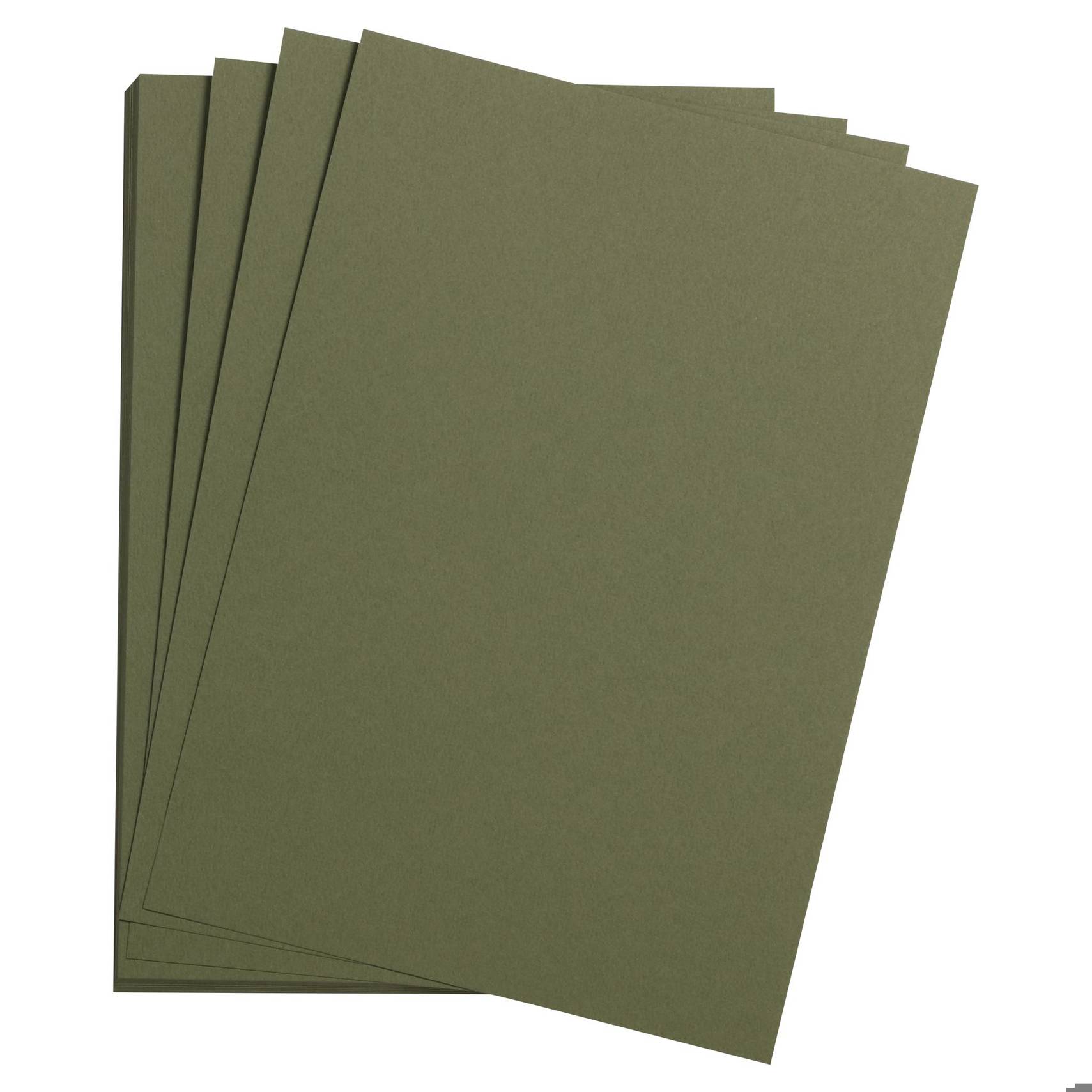Clairefontaine - 93686C, Farbige Zeichnung Zeichenpapier 75x110cm Ozeangrün | Pack. 25 Bogen | 1St.