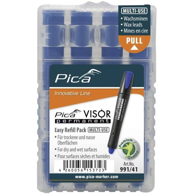 Pica - 991 VISOR Ersatzminen permanent (1Set) | blau
