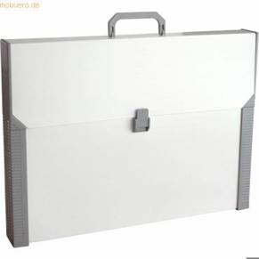 Aristo - Studio Case A3 - Künstlertasche für Zeichenplatten, Kunststoff, beige/grau