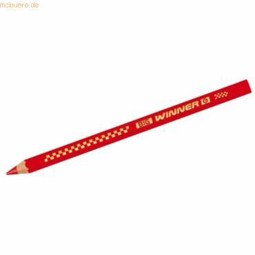 Eberhard Faber - 57518721 Hexagonal-Buntstift BIG Winner (Geraniumrot)