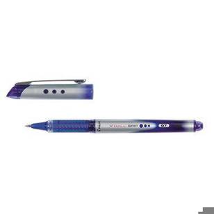 Pilot - V-Ball - Beaucoup de style, avec les qualités d'écriture du V-Ball et un grip grand confort Tintenroller 0,4mm Rundspitze blau