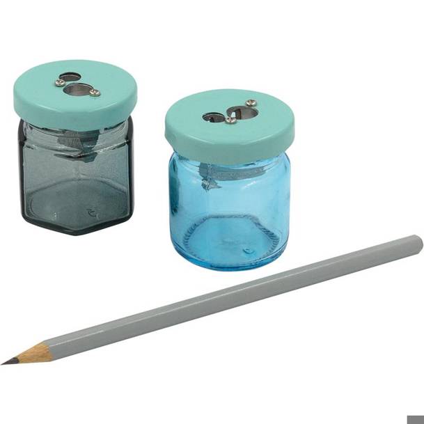 WEDO - 62248099 (Doppel-Spitzdose aus Glas, 1 St.)