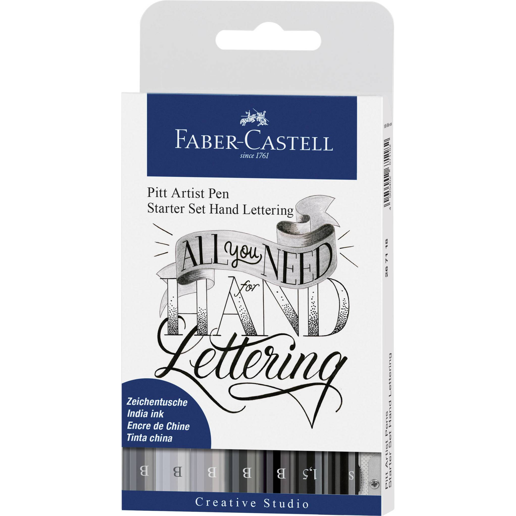 Faber-Castell - Pitt Artist Pen (Lettering 8er Etui)