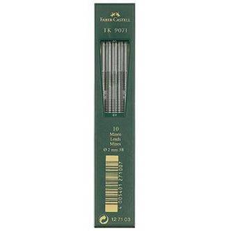 Faber-Castell - TK-Minen 9071 (Fallmine) tiefschwarz