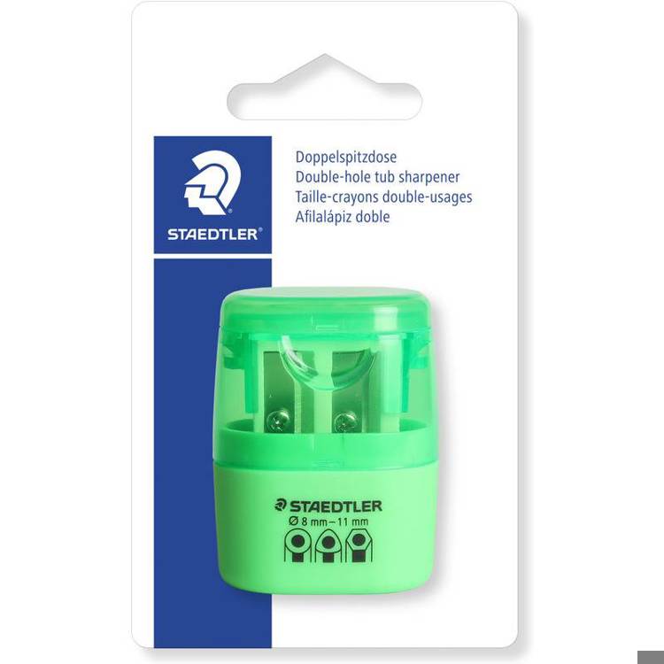 Staedtler - 51260F (Doppel-Spitzdose, 1St., neon grün)
