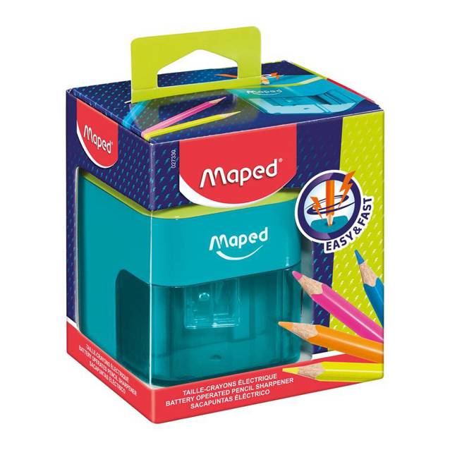 Maped - Elektrischer Spitzer (1St.) | türkis/apfelgrün