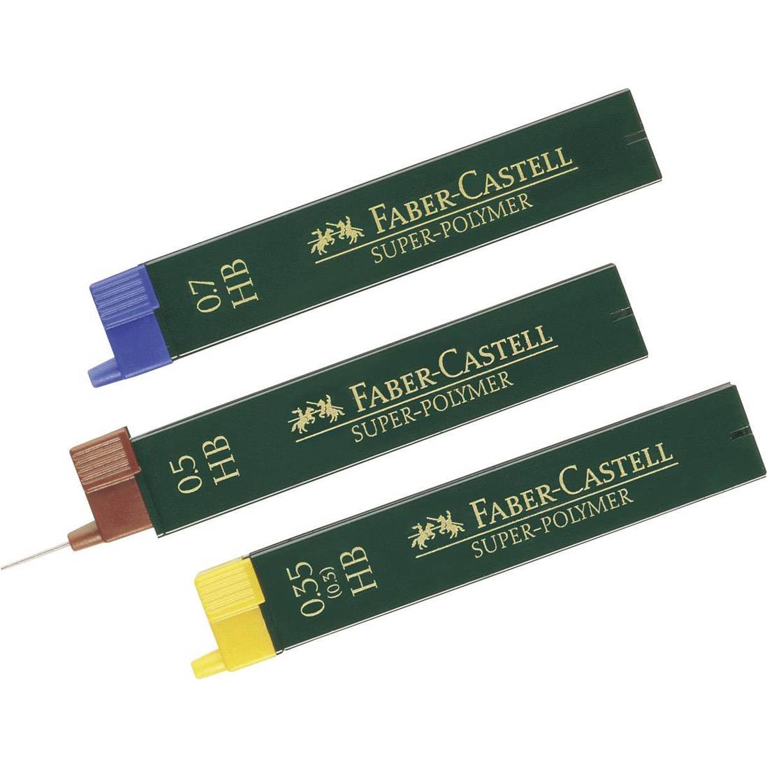 Faber-Castell - Dose 0,35mm 2H - Feinminen 12 St.