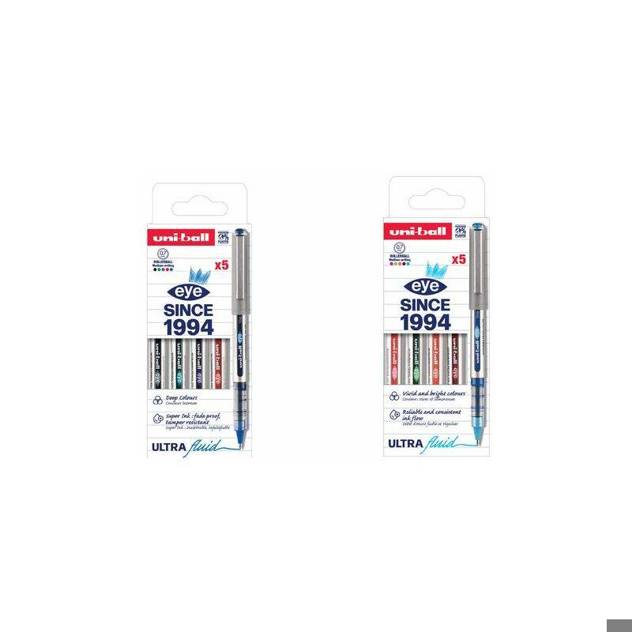 uniball - UB157E PF (Tintenroller Eye Fine, 5er Etui, sortiert, einzeln 1St.)