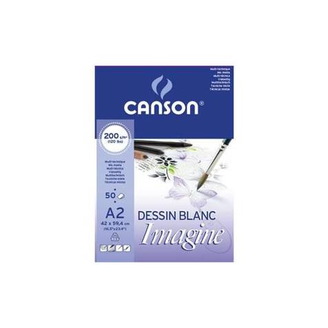 Canson - 5290065 Skizzenblock Imagine DIN A3 Format | 200 g/qm | 1.0 St.