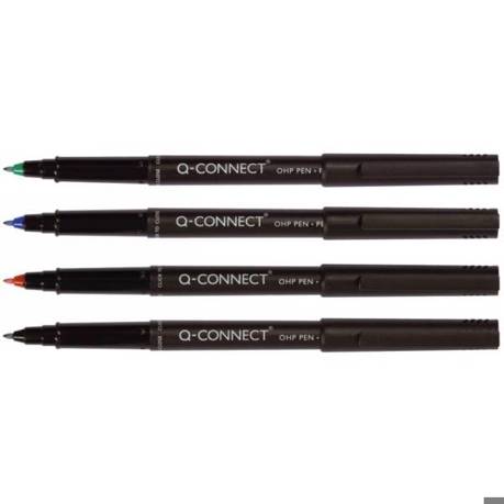 Connect - VE=4 - Folienschreiber (0,7mm Permanent, Sortiert)