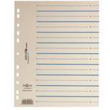 PAGNA - 44063-02 - Registerindex Beige-Blau A4 100 Stück - Blauer Engel zertifiziert